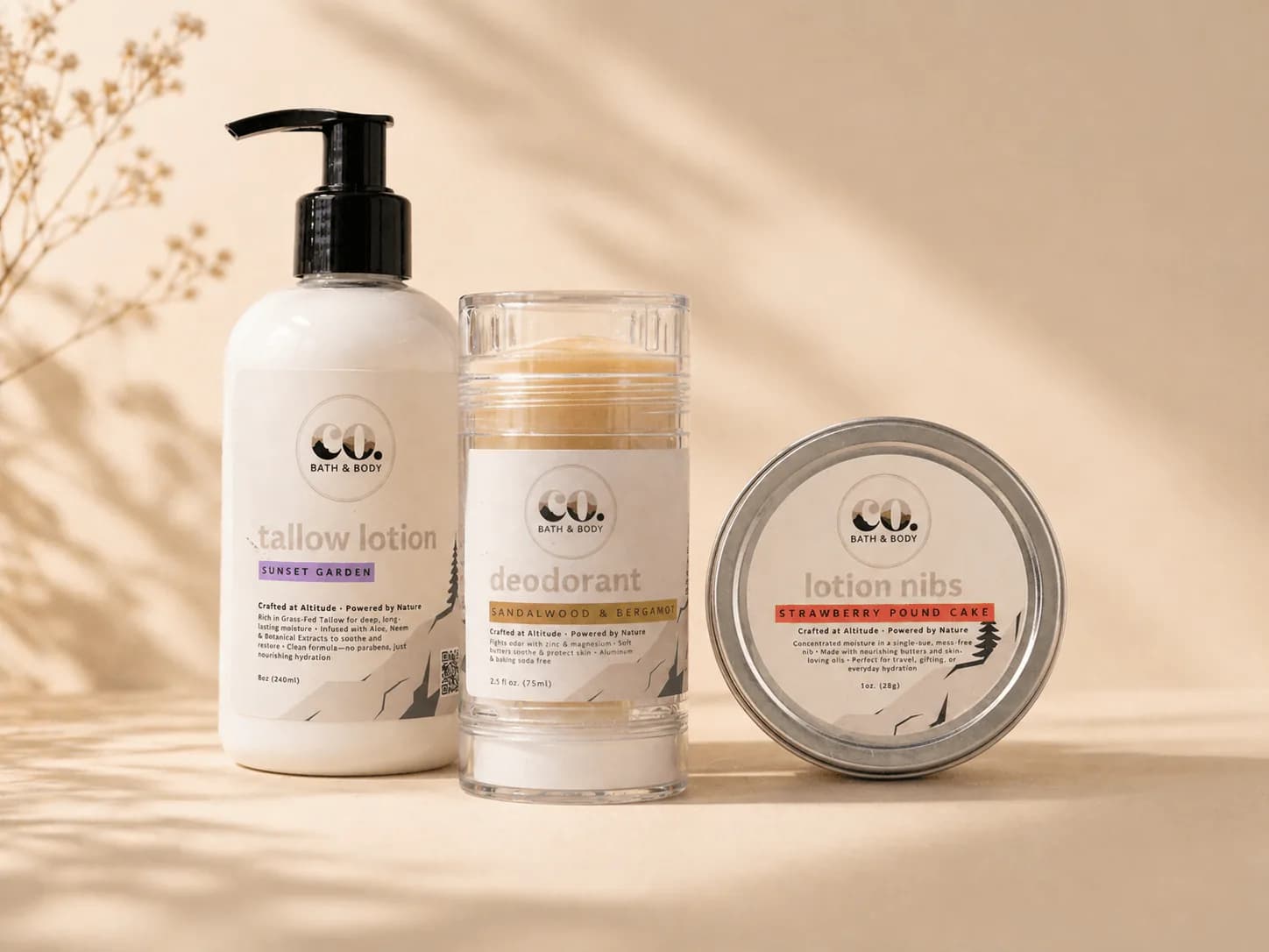 Tallow daily ritual set