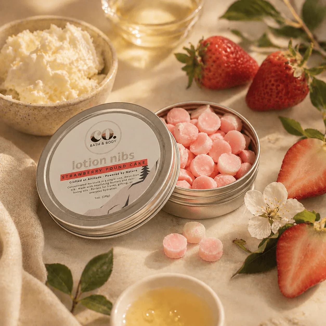 Moisturizing Lotion Nibs tin