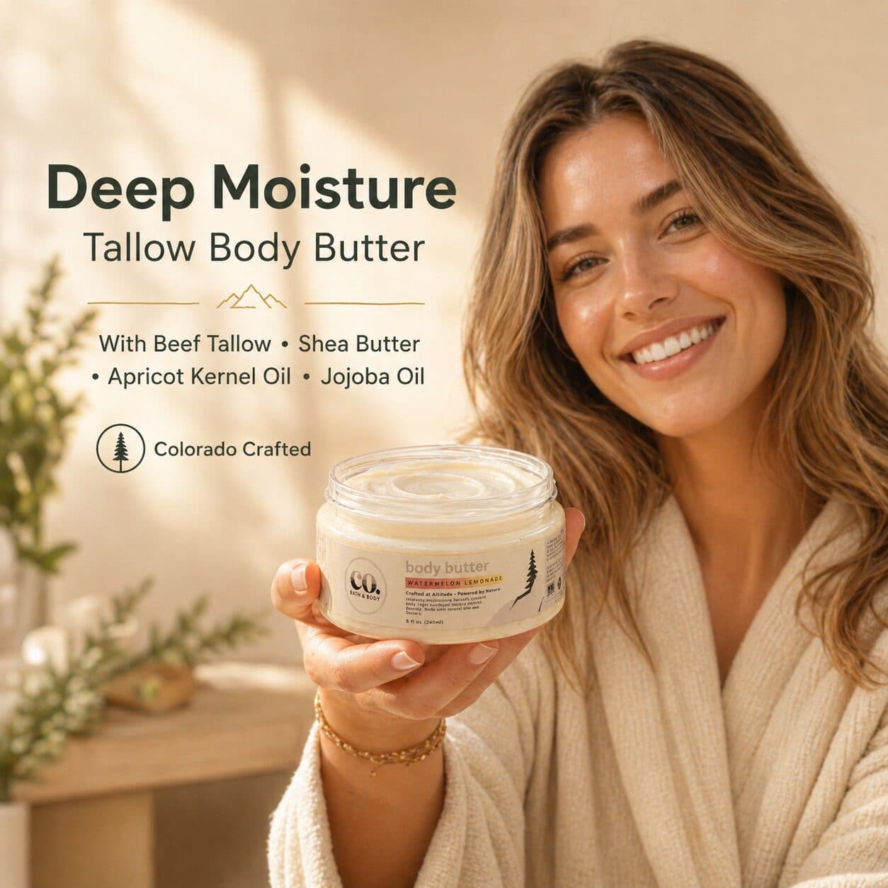 Tallow Body Butter for Deep Moisture