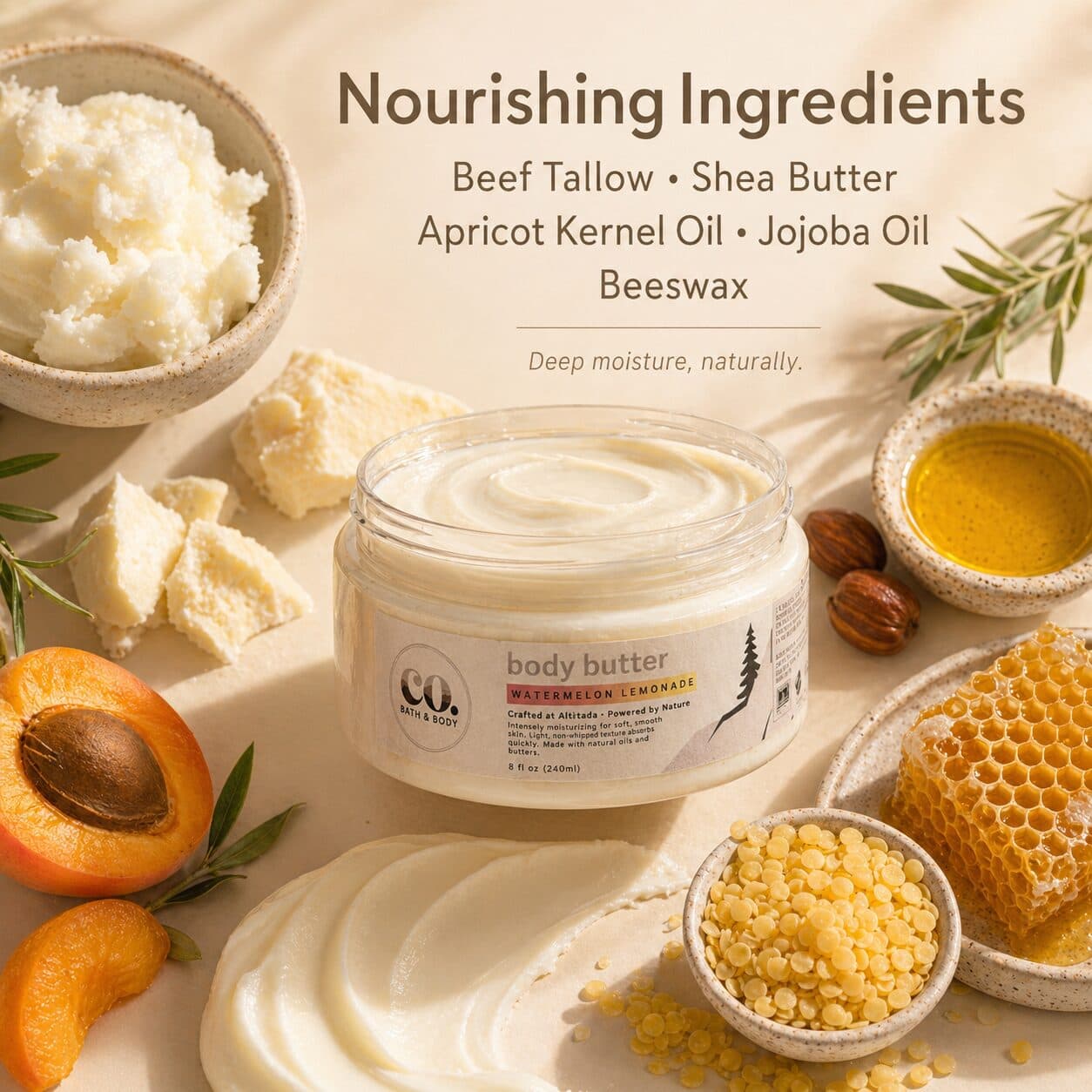 Tallow Body Butter for Deep Moisture