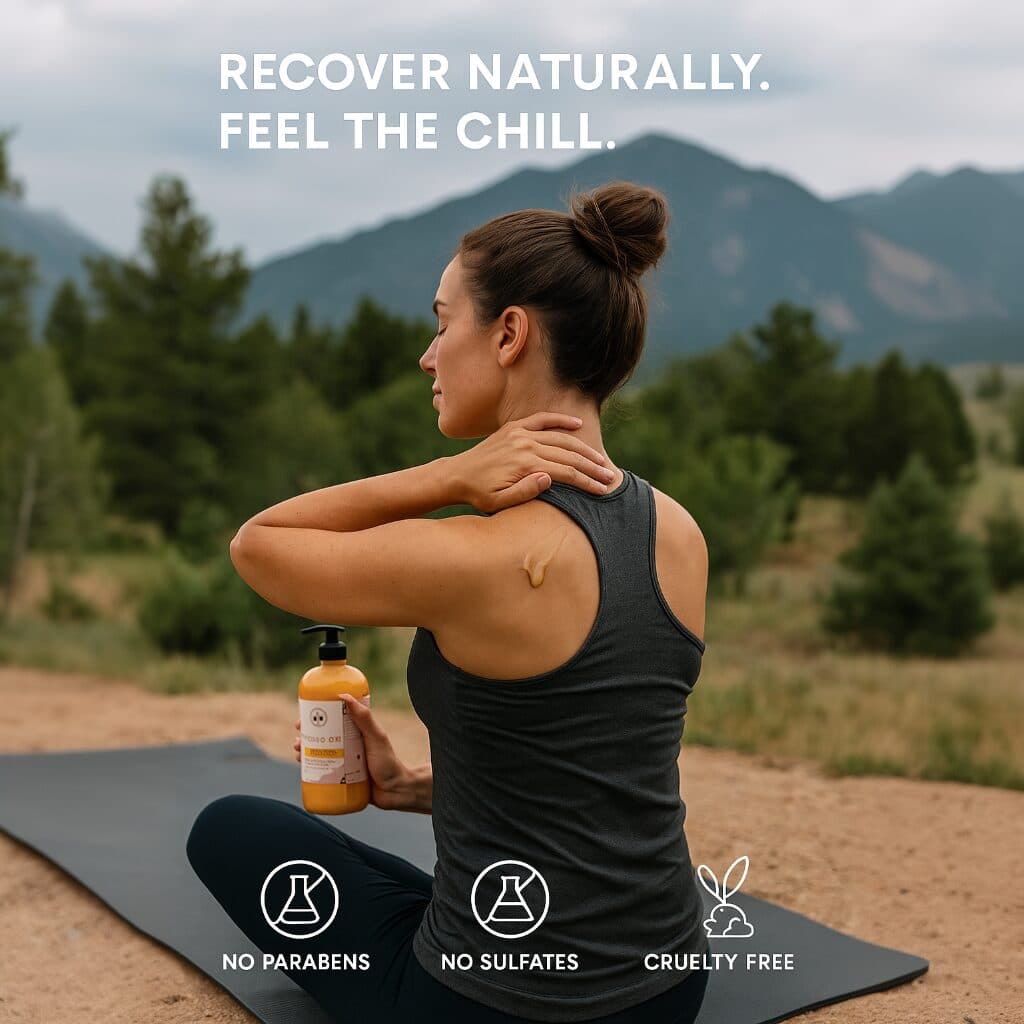 Muscle Gel for Sore Muscles – with CBD, Menthol & Essential Oils