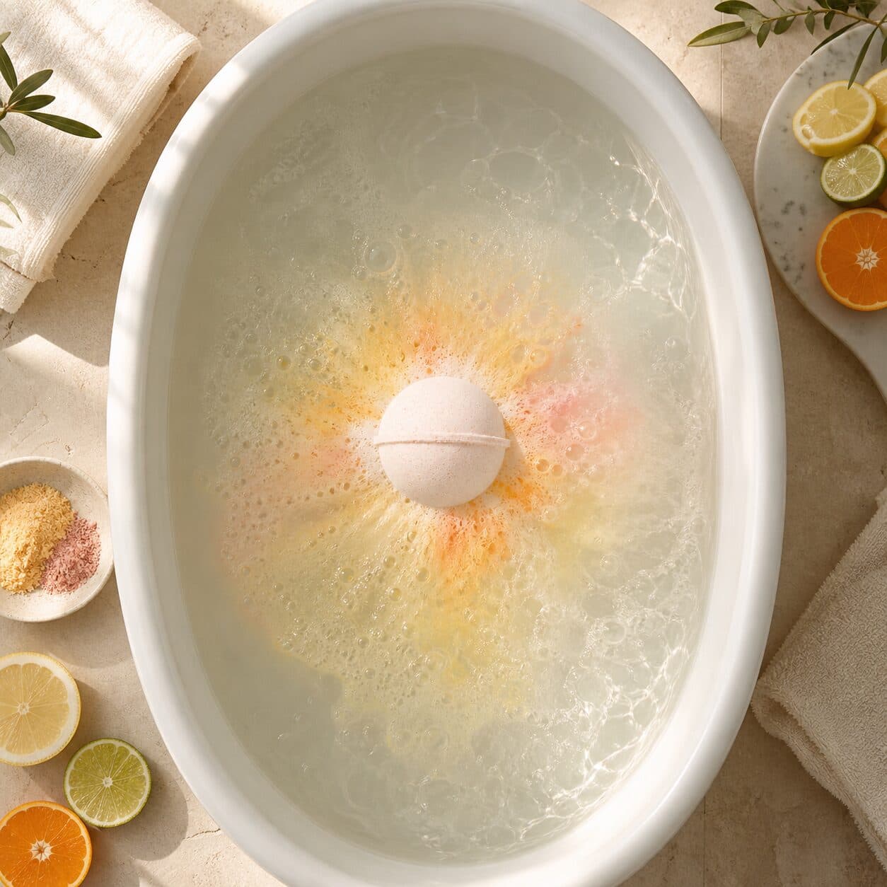 Citrus Medley All Natural Bath Bomb