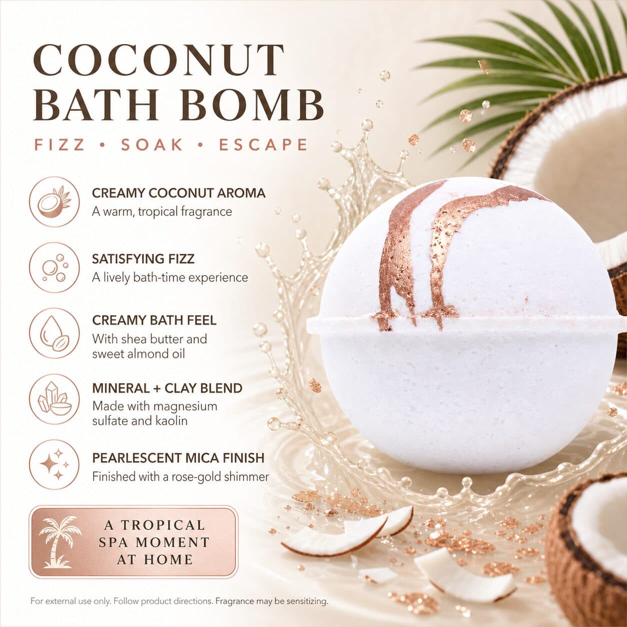 Coconut Bath Bomb