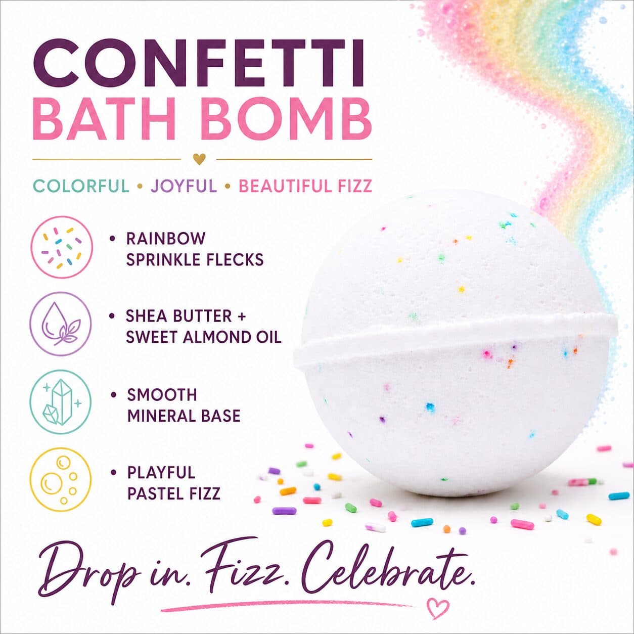 Confetti Bath Bomb