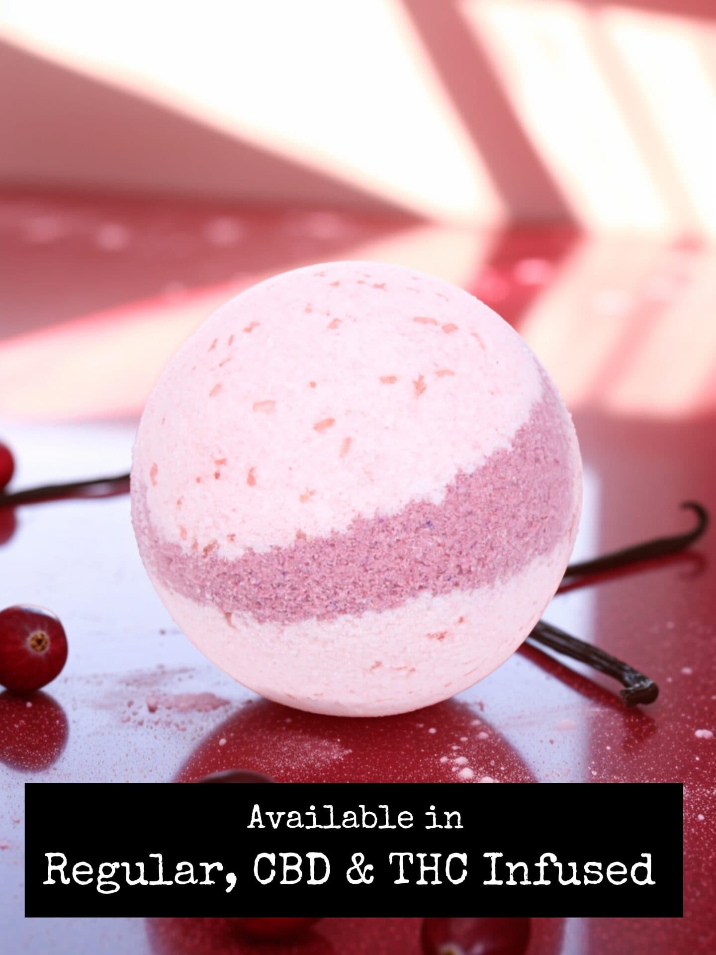 Cranberry Vanilla Bath Bomb