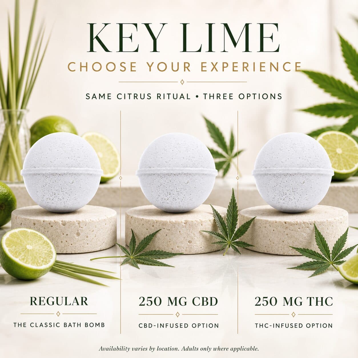 Key Lime All Natural Bath Bomb