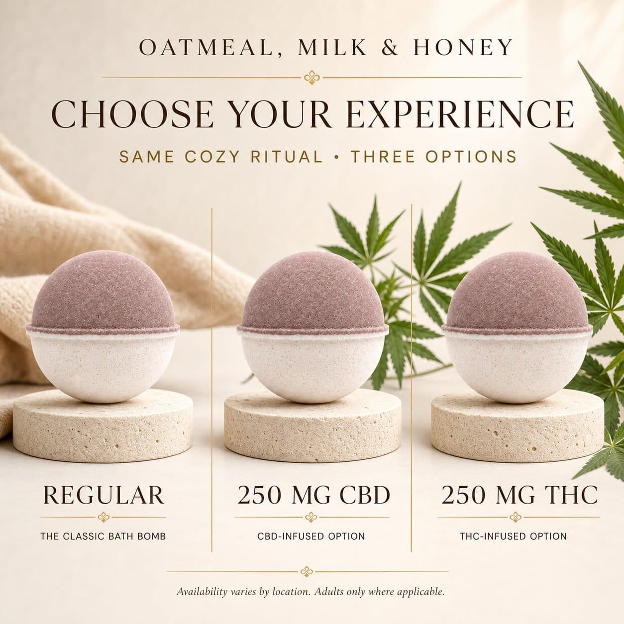Oatmeal Milk & Honey Bath Bomb