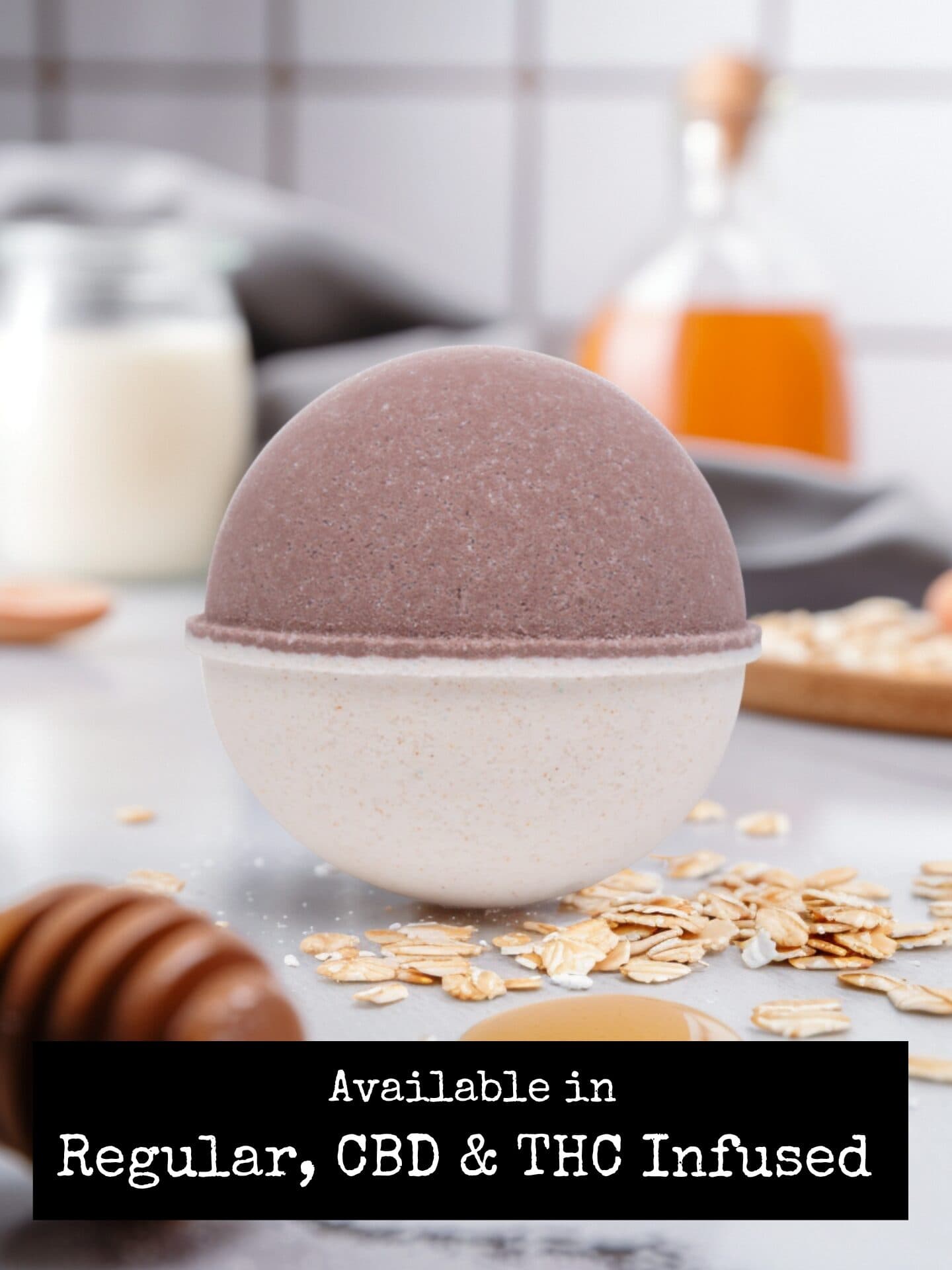 Oatmeal Milk and Honey Bath Bomb