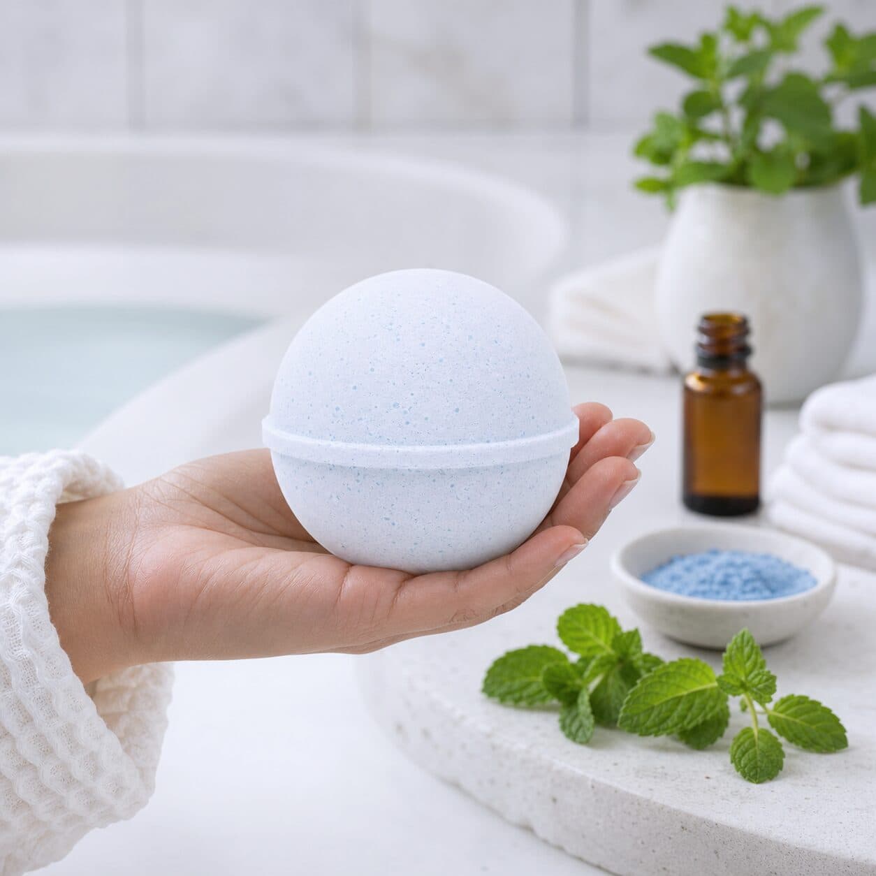 Peppermint All Natural Bath Bomb