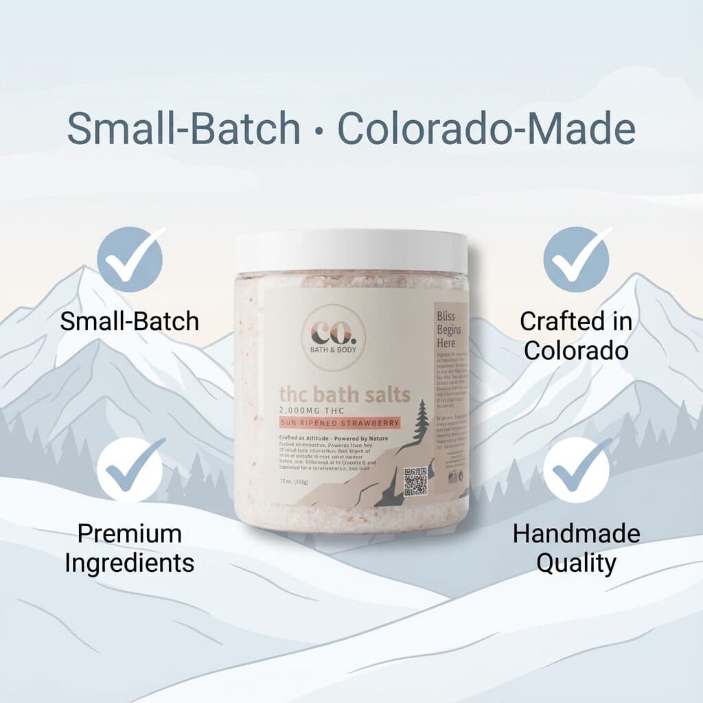 Handmade THC Bath Salts