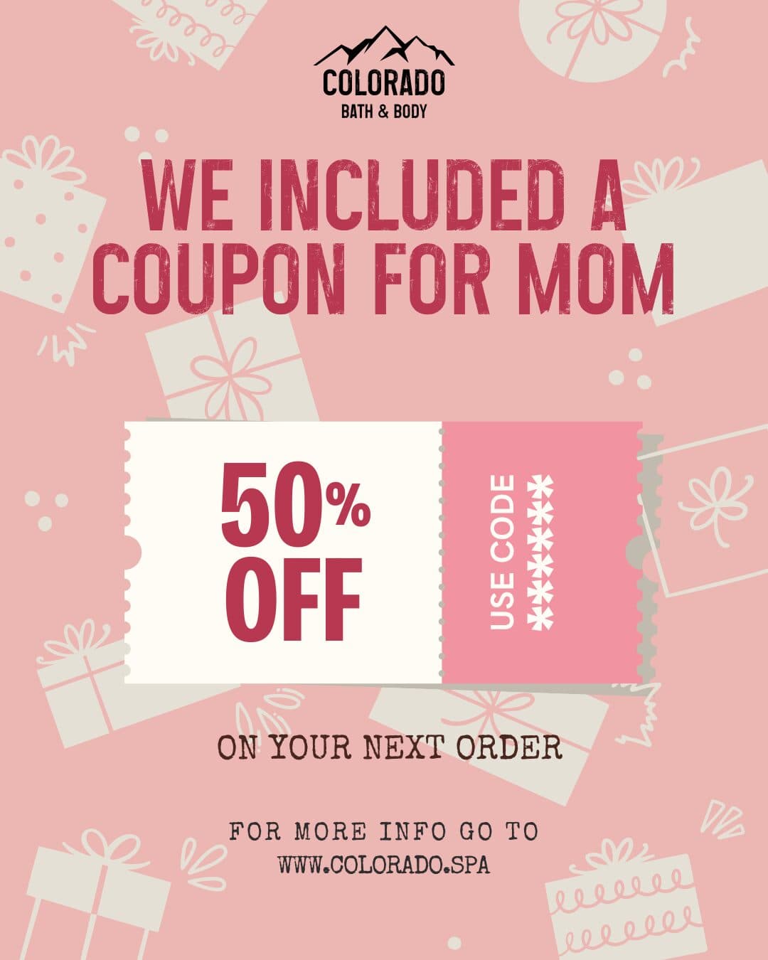 Mother's Day Coupon