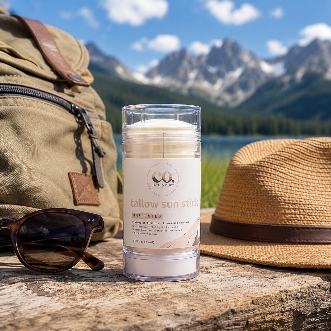 Natural Tallow Sun Stick – Mineral SPF 30 Sunscreen