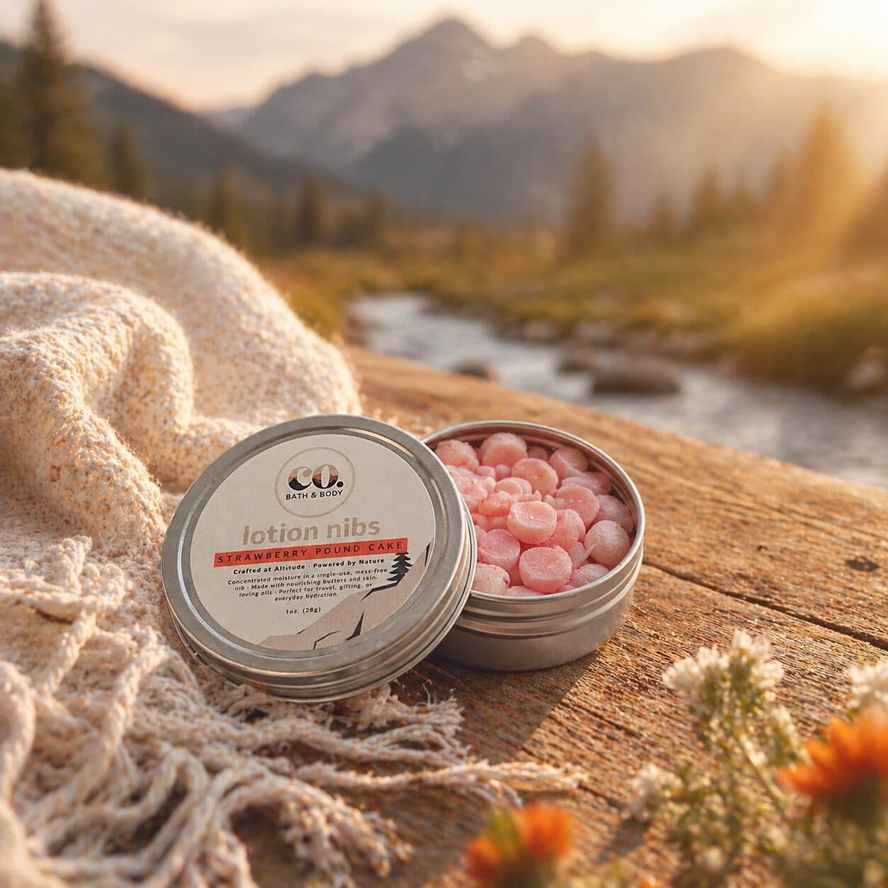 Moisturizing Lotion Nibs – Travel-Friendly, Mess-Free Hydration