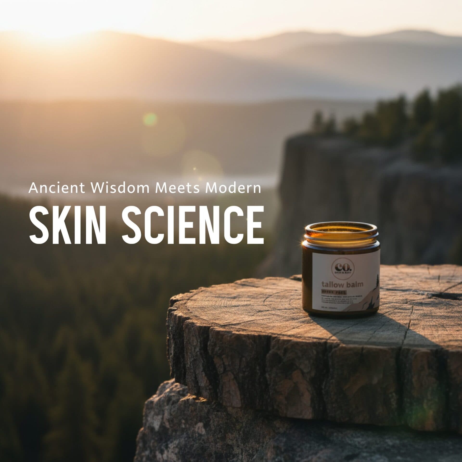 Pure Tallow Balm with Honey, Beeswax, Collagen & CoQ10