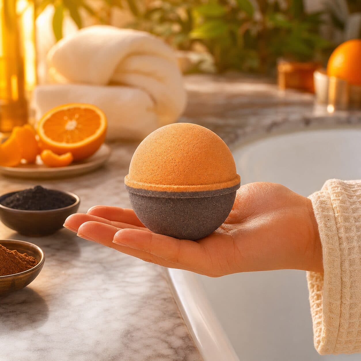 Chocolate Orange Bath Bomb