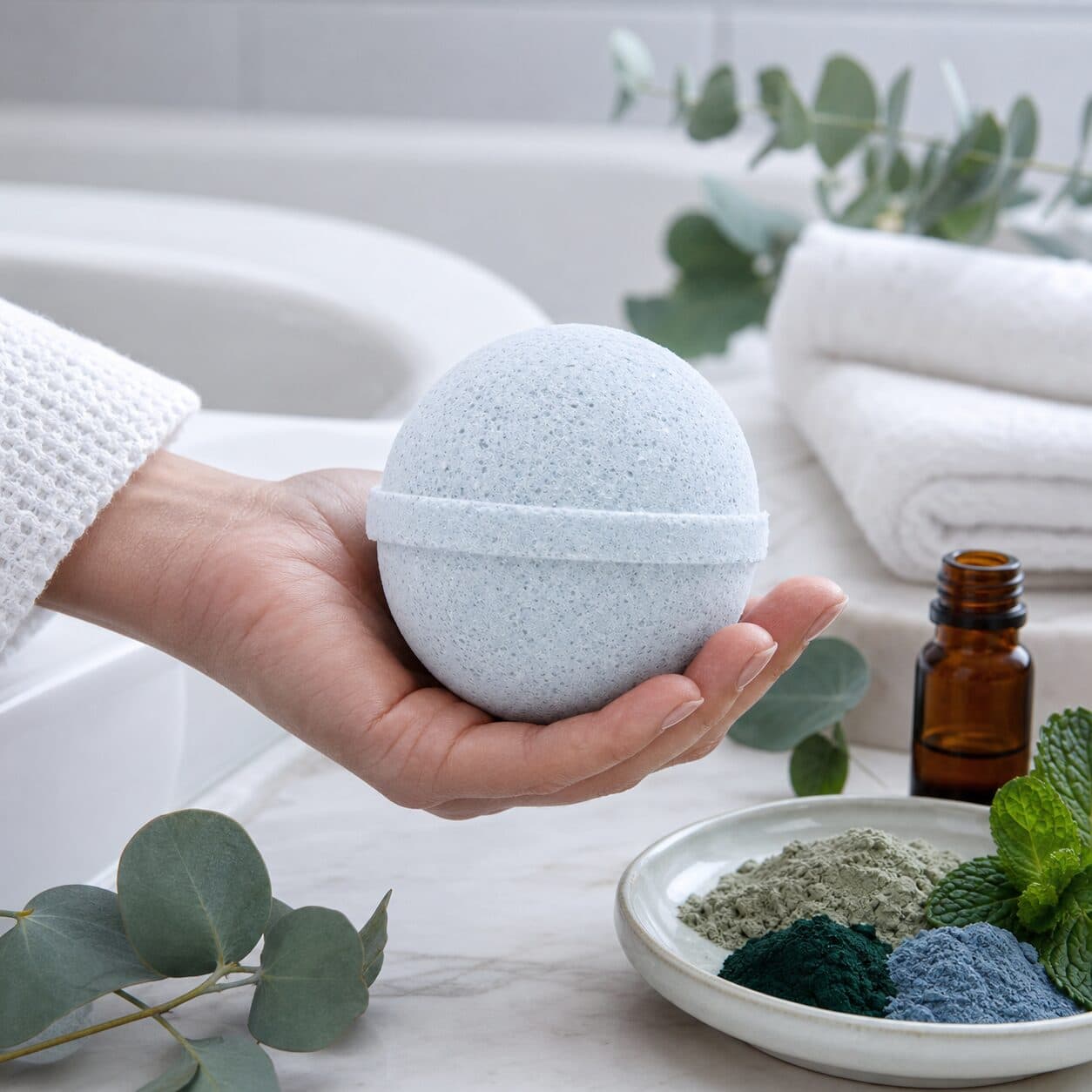 Eucalyptus Spearmint All Natural Bath Bomb