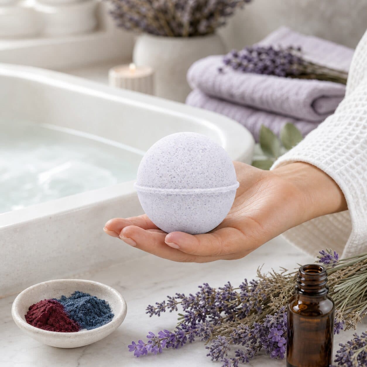 Lavender All Natural Bath Bomb