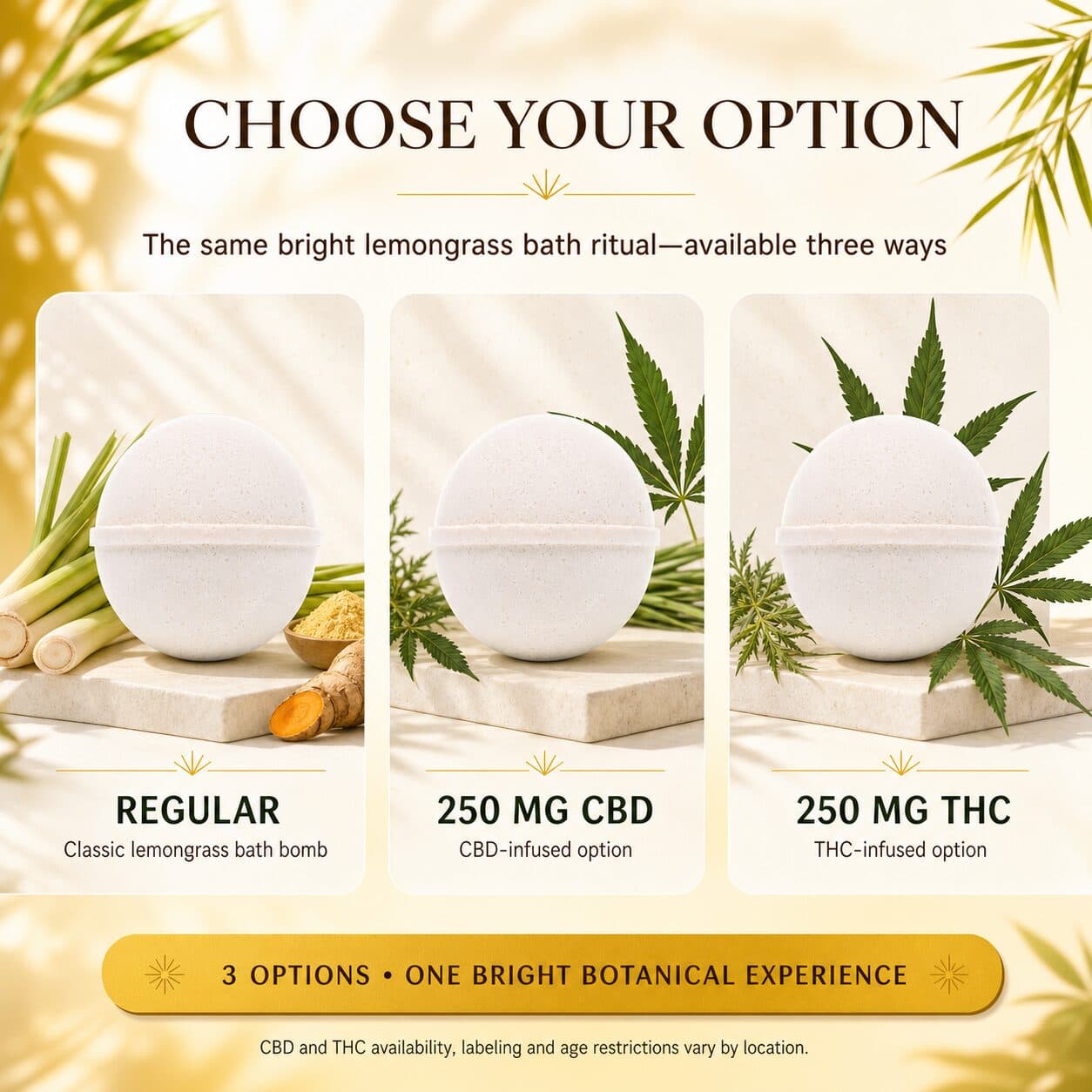 Lemongrass All Natural Bath Bomb