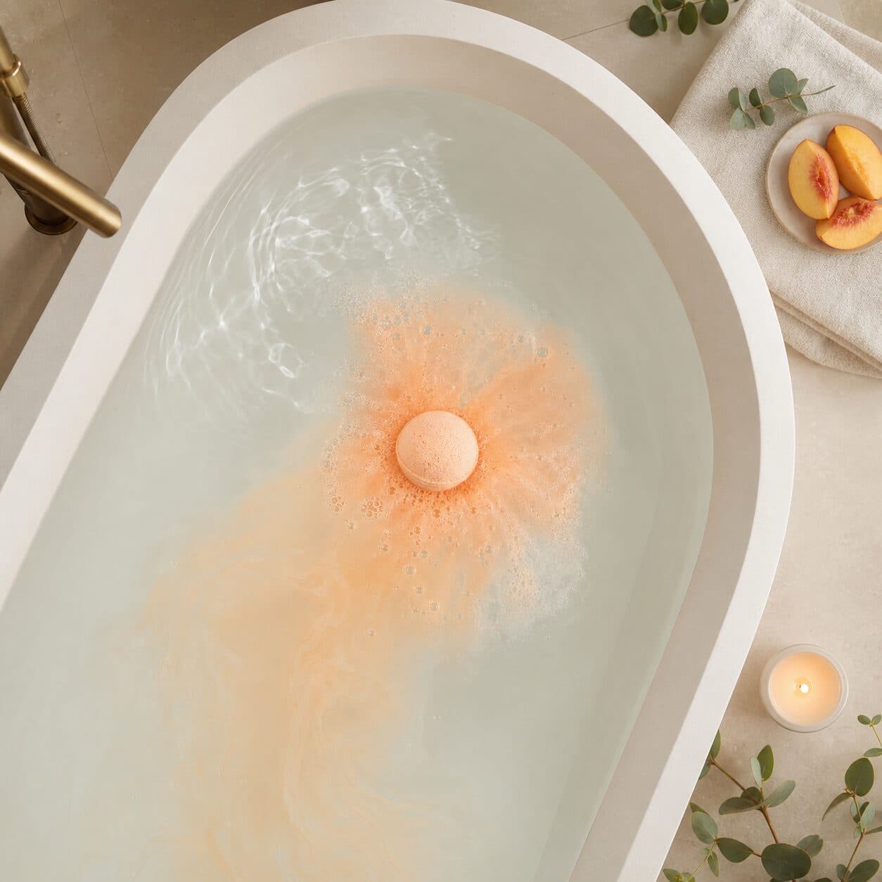 Peach Mesa All Natural Bath Bomb