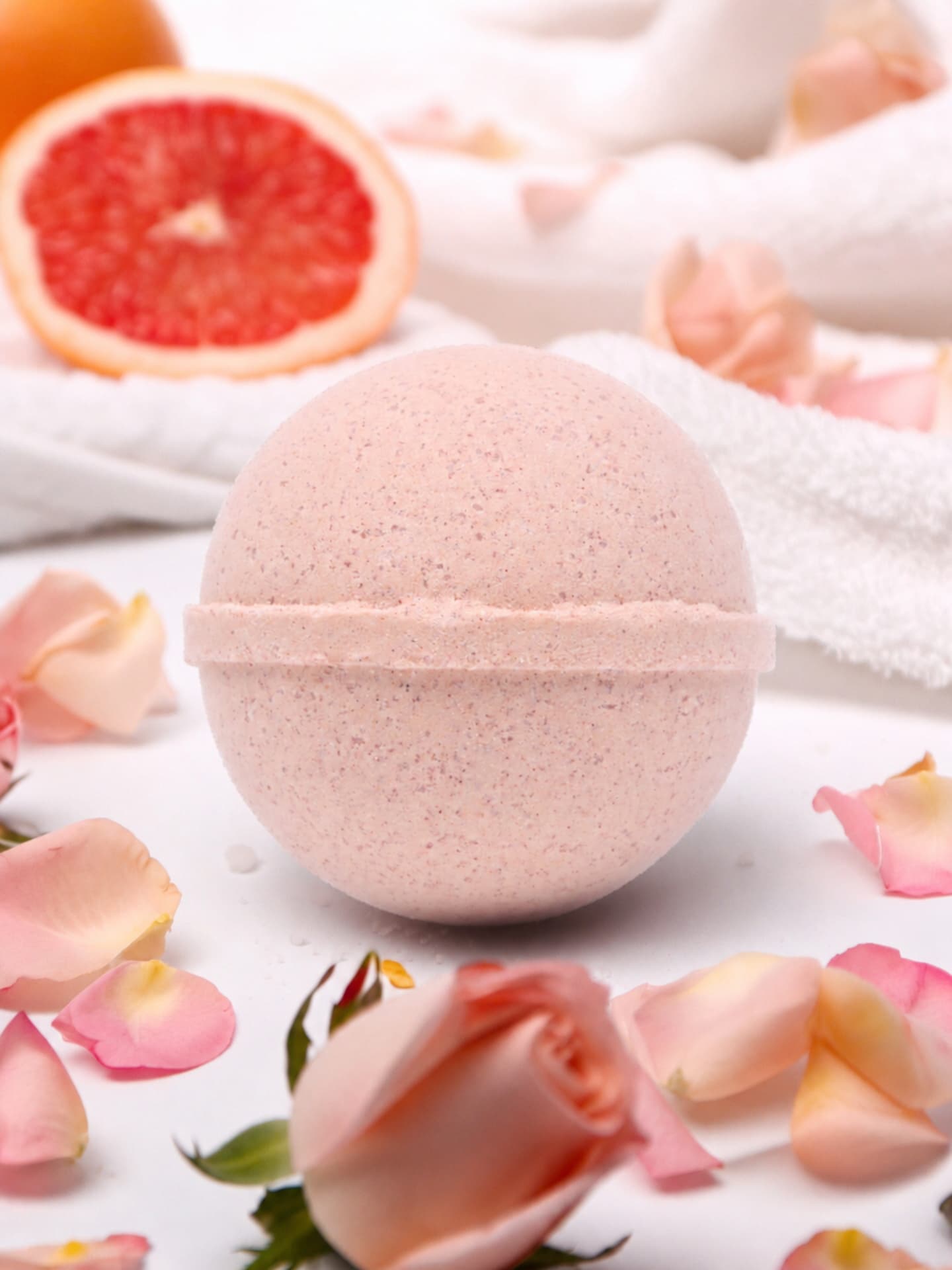 Grapefruit Geranium All Natural Bath Bomb