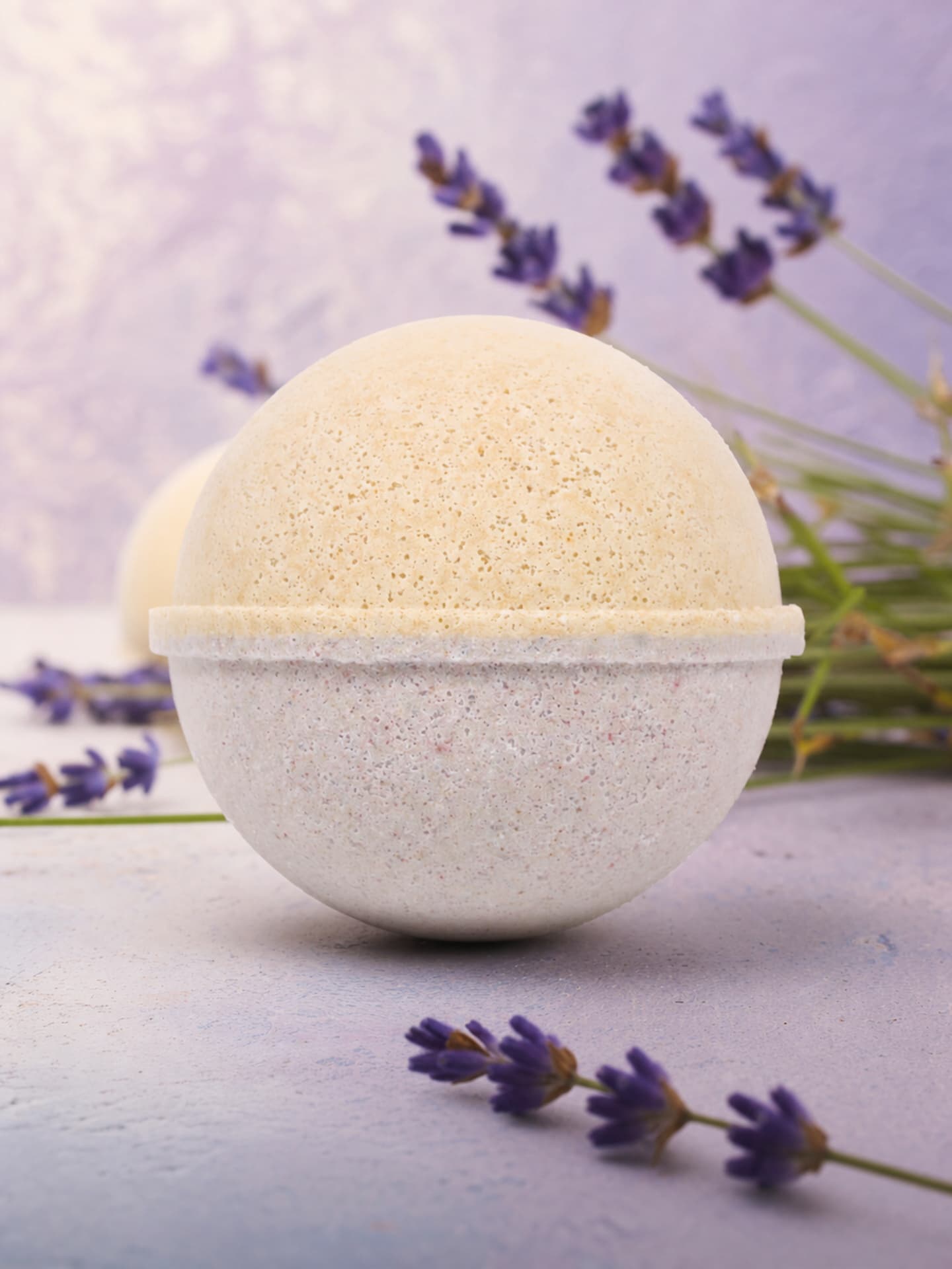 Lavender Lemongrass All Natural Bath Bomb
