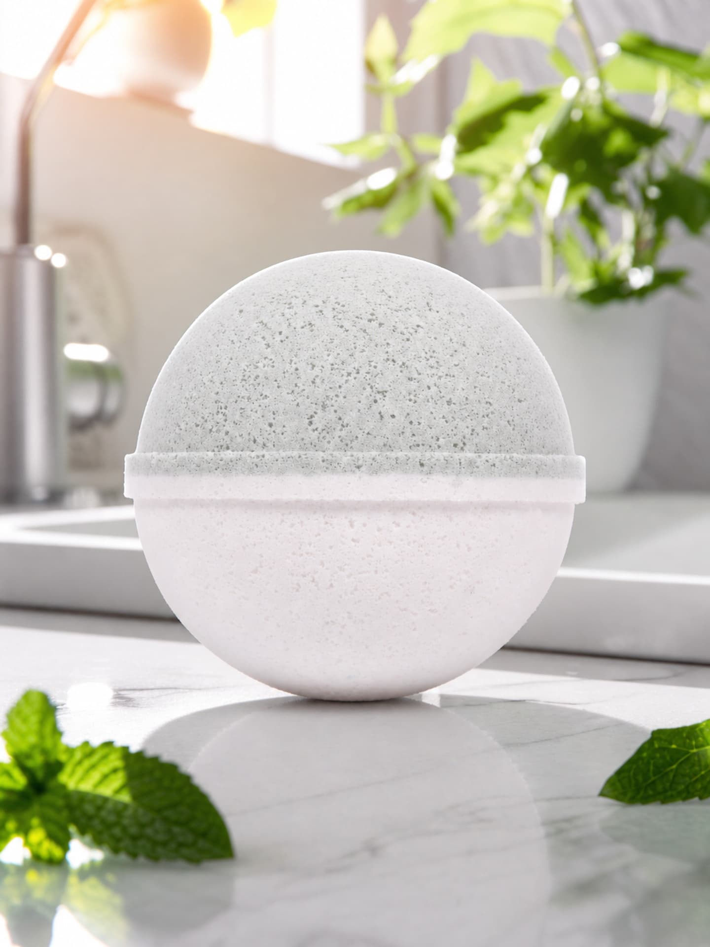 Peppermint Tea Tree All Natural Bath Bomb