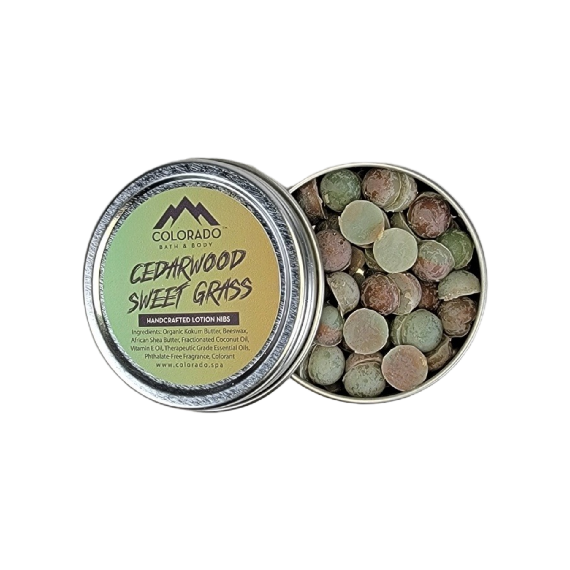 Cedarwood Sweet Grass Lotion Nibs