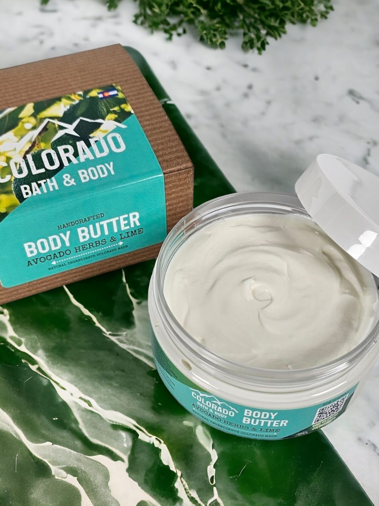 Avocado Herbs & Lime Whipped Body Butter