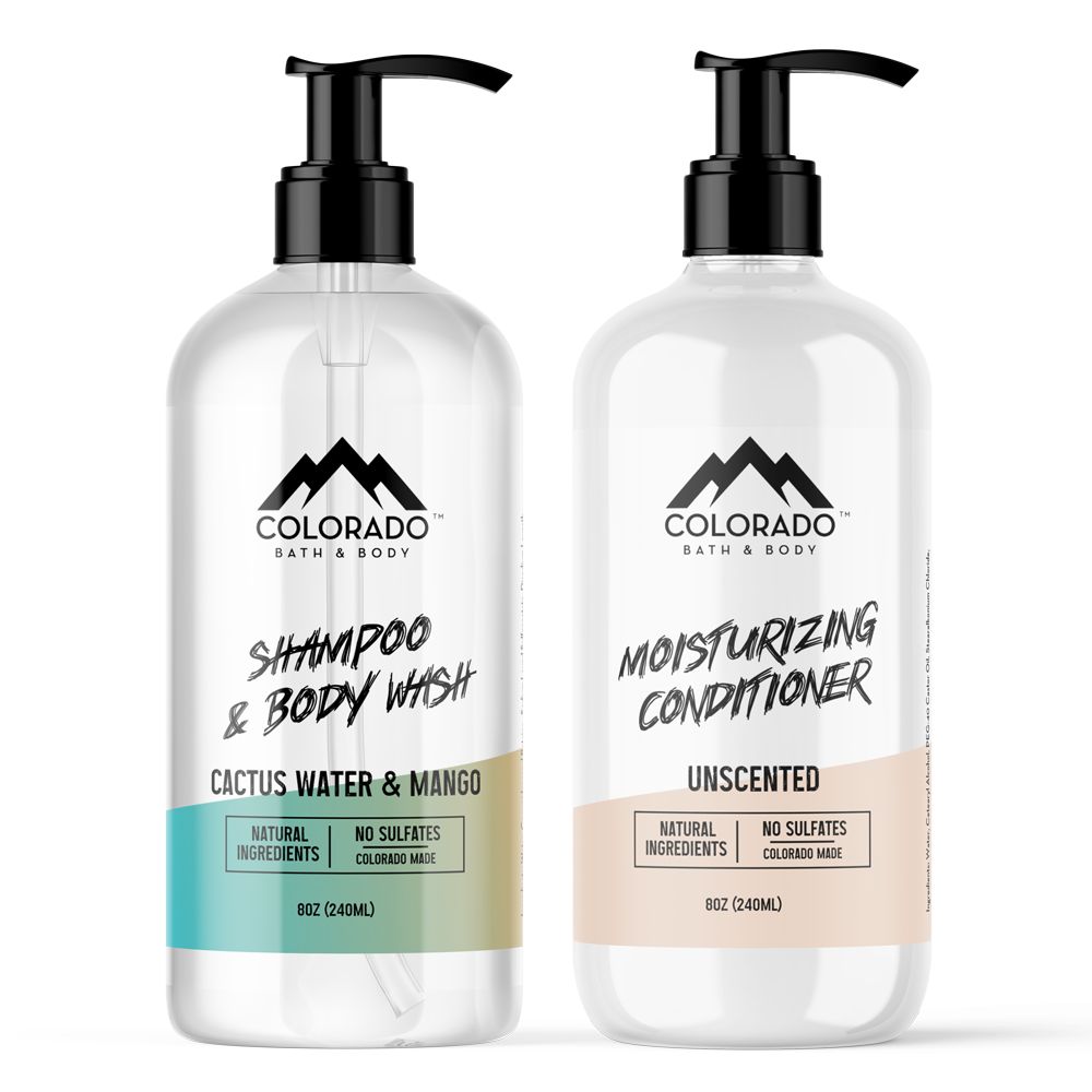 Shampoo, Body Wash & Conditioner 2 Pack Bundle