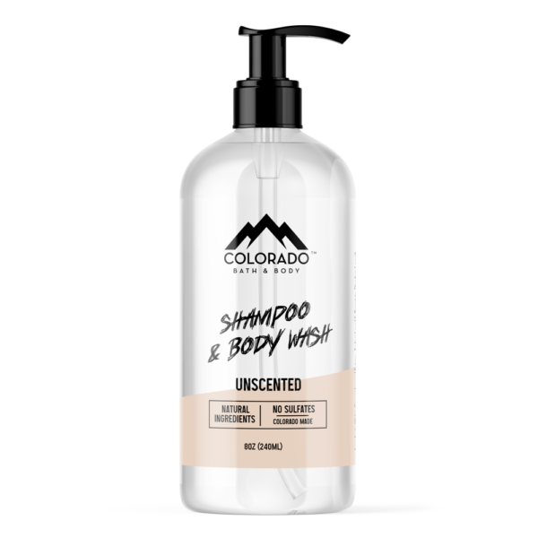 Unscented Clear Shampoo and Body Wash