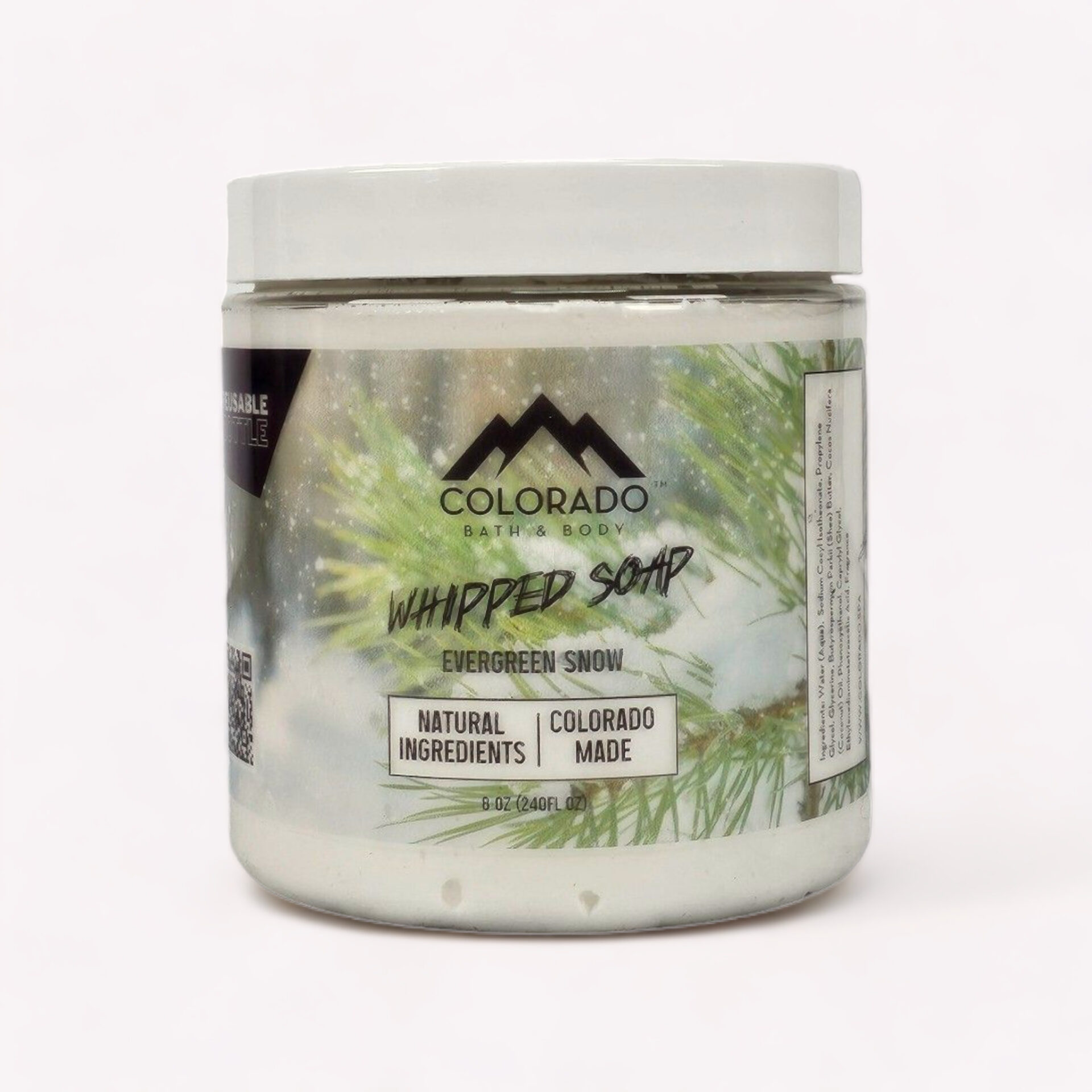 Evergreen Snow Limited Edition Whipped Soap