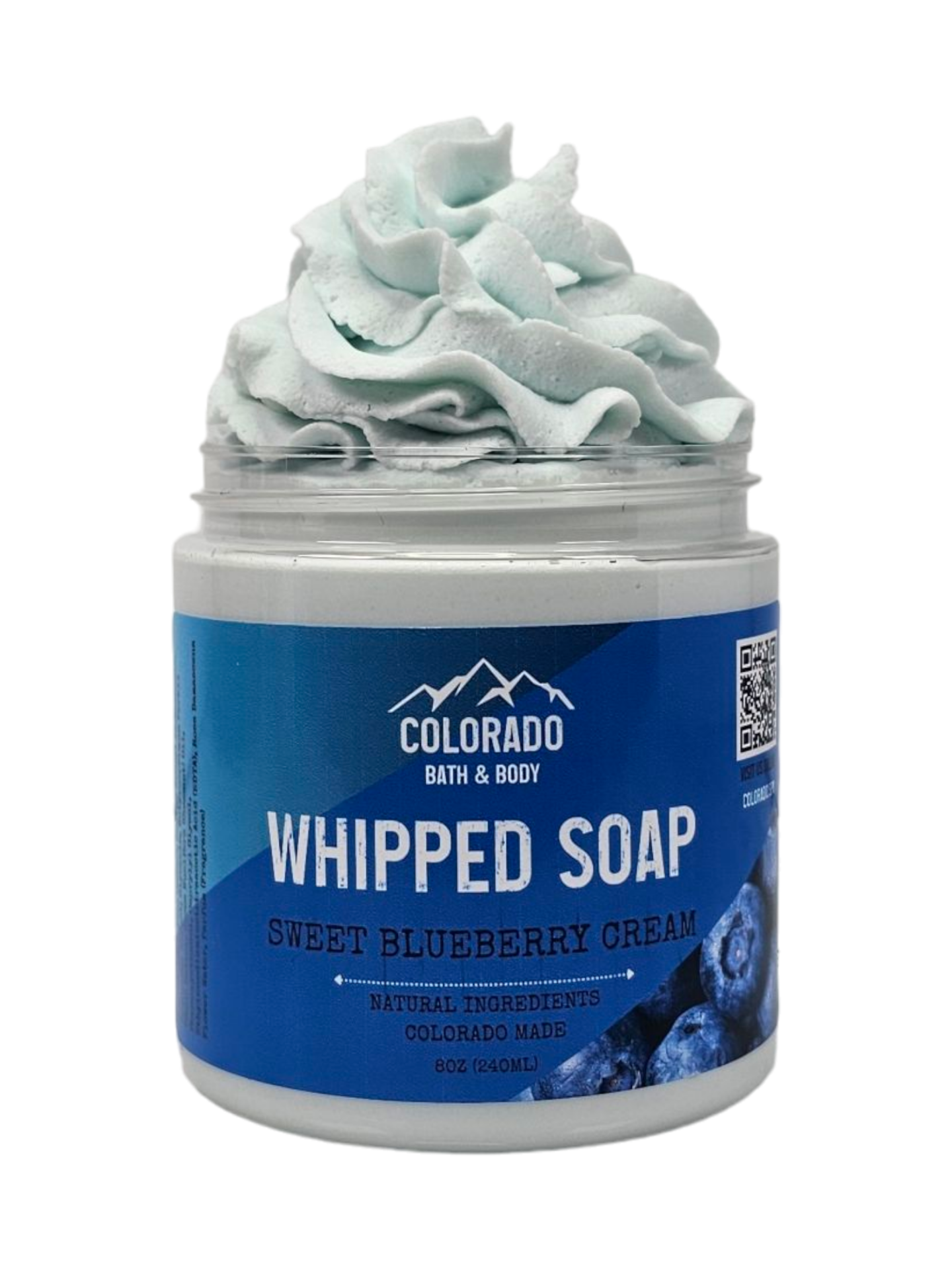 Sweet Blueberry Cream Whipped Soap