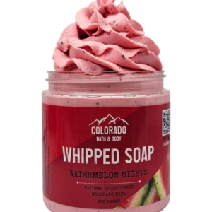 Watermelon Nights Whipped Soap
