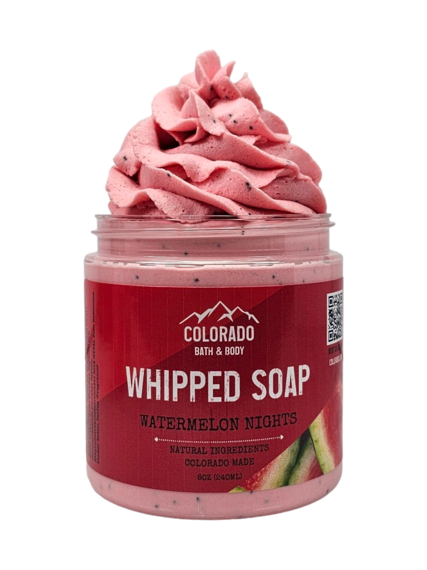 Watermelon Nights Whipped Soap